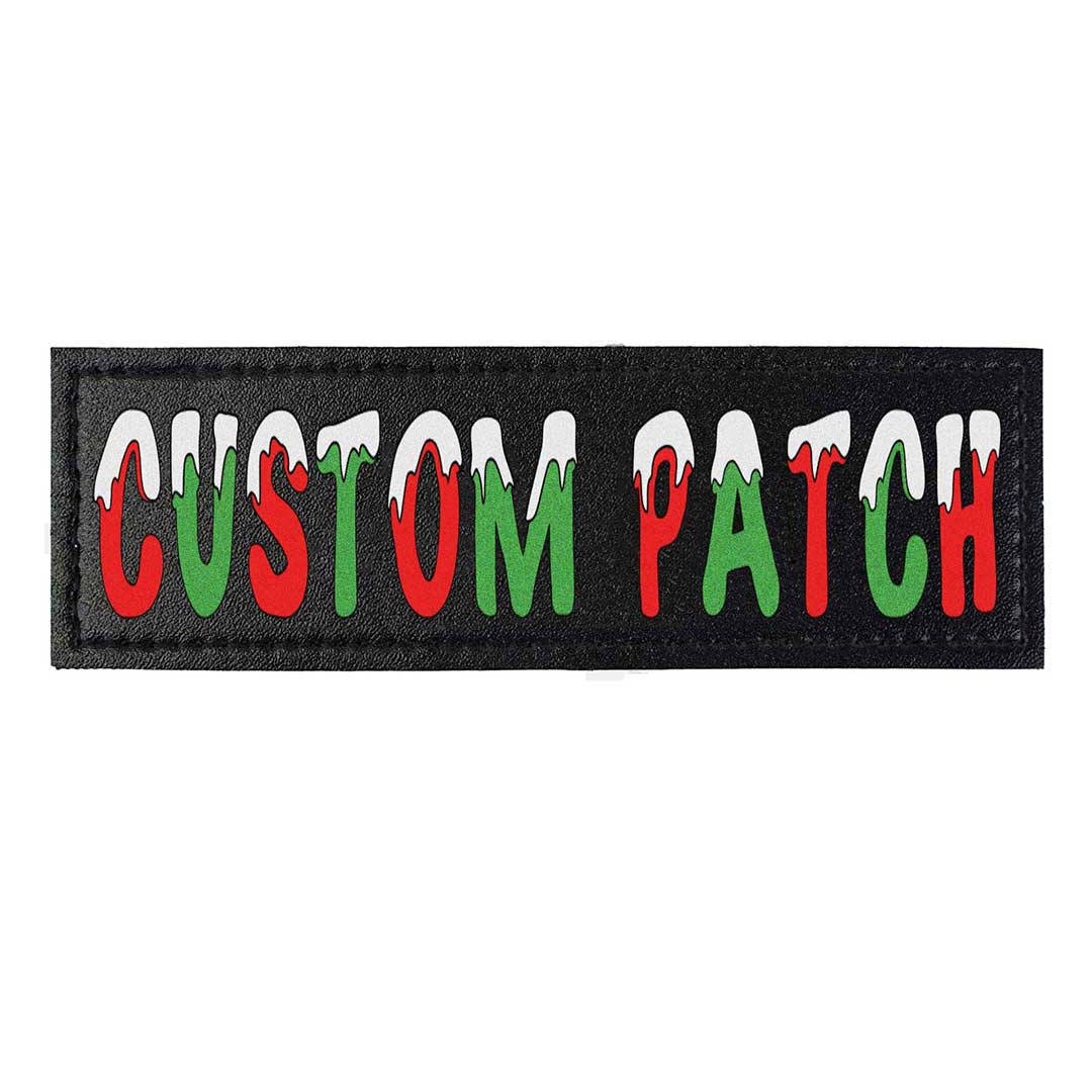 Christmas Custom Reflective Velcro Patch for Dog Harness Vest – aurothpets